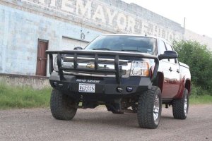 Chevrolet 1500 Front Bumper - Road Armor - Stealth with Titan II Guard - Tex Blk - `08-`13